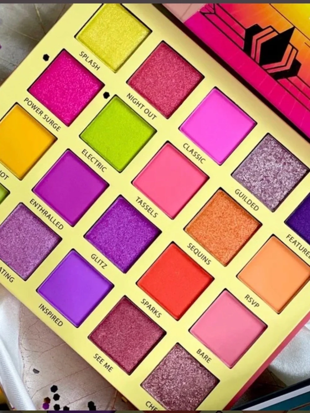 New RUDE The Roaring 20's Eyeshadow Palette - Neons